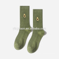 2019 coton mignon fruits imprimé chaussettes pour femmes longues chaussettes colorées drôles femmes filles chaussettes multicolores